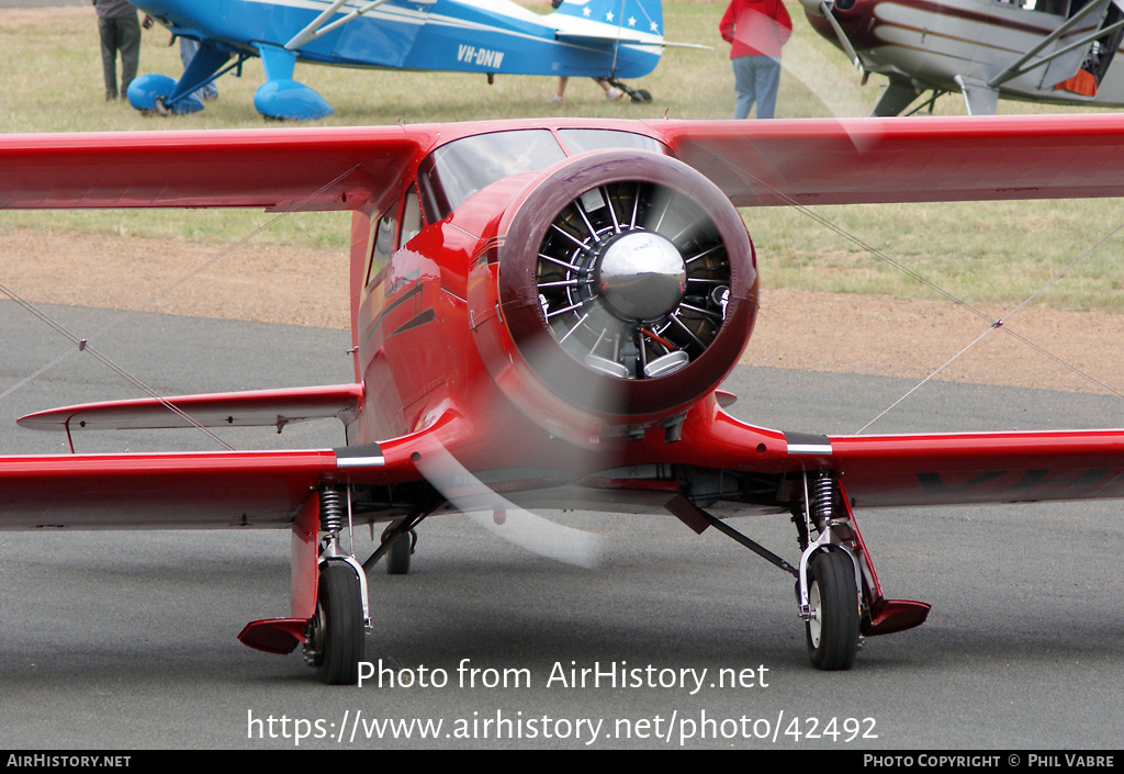 Aircraft Photo of VH-FNS | Beech D17S | AirHistory.net #42492