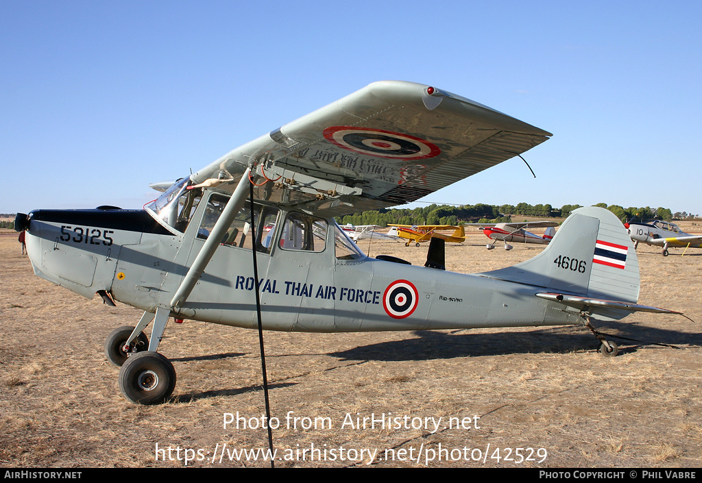 Aircraft Photo of VH-LRE / 53125 | Cessna O-1A Bird Dog | Thailand - Air Force | AirHistory.net #42529