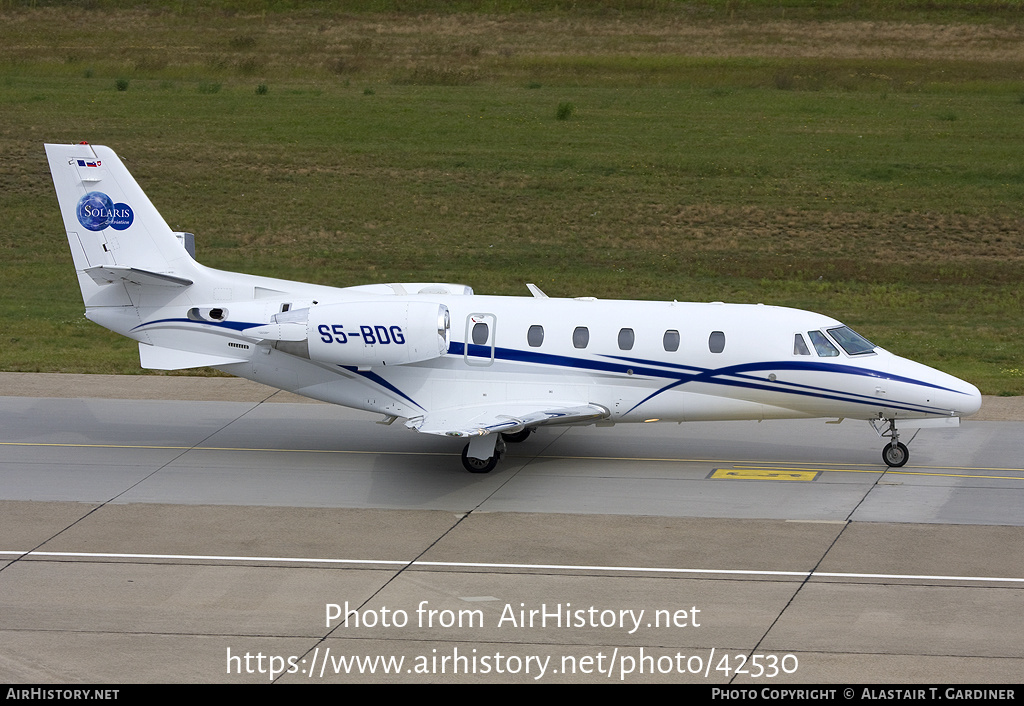 Aircraft Photo of S5-BDG | Cessna 560XL Citation Excel | Solaris Aviation | AirHistory.net #42530