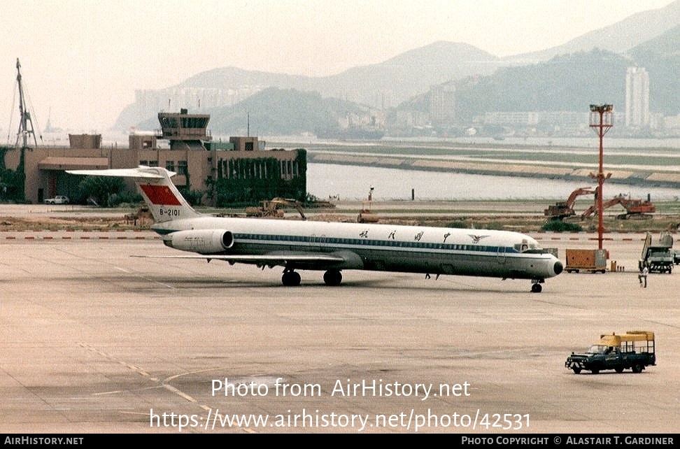 Aircraft Photo of B-2101 | McDonnell Douglas MD-82 (DC-9-82) | CAAC - Civil Aviation Administration of China | AirHistory.net #42531