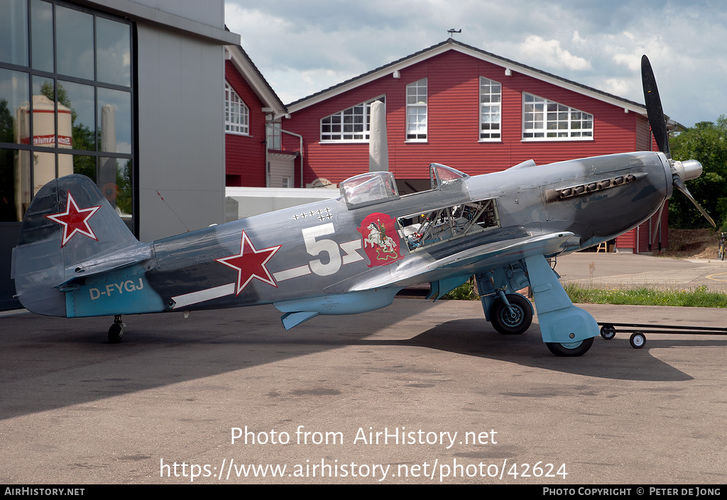 Aircraft Photo of D-FYGJ | Yakovlev Yak-3M | Soviet Union - Air Force | AirHistory.net #42624