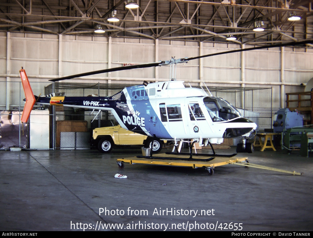 Aircraft Photo of VH-PHX | Bell 206B JetRanger II | NSW Police | AirHistory.net #42655