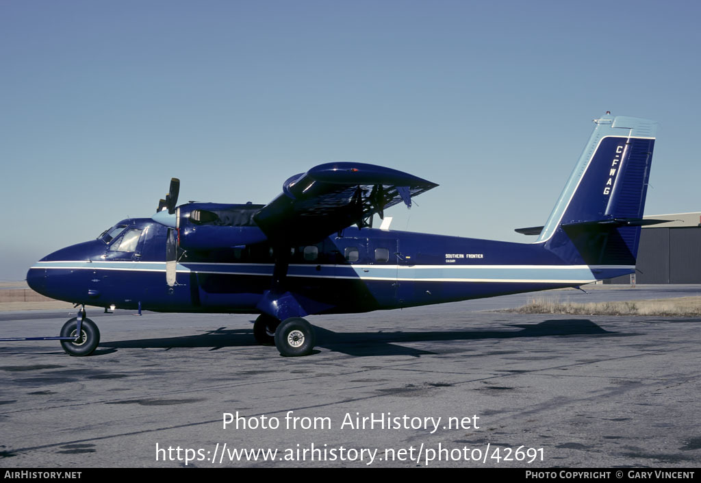 Aircraft Photo of C-FWAG | De Havilland Canada DHC-6-300 Twin Otter | Southern Frontier | AirHistory.net #42691