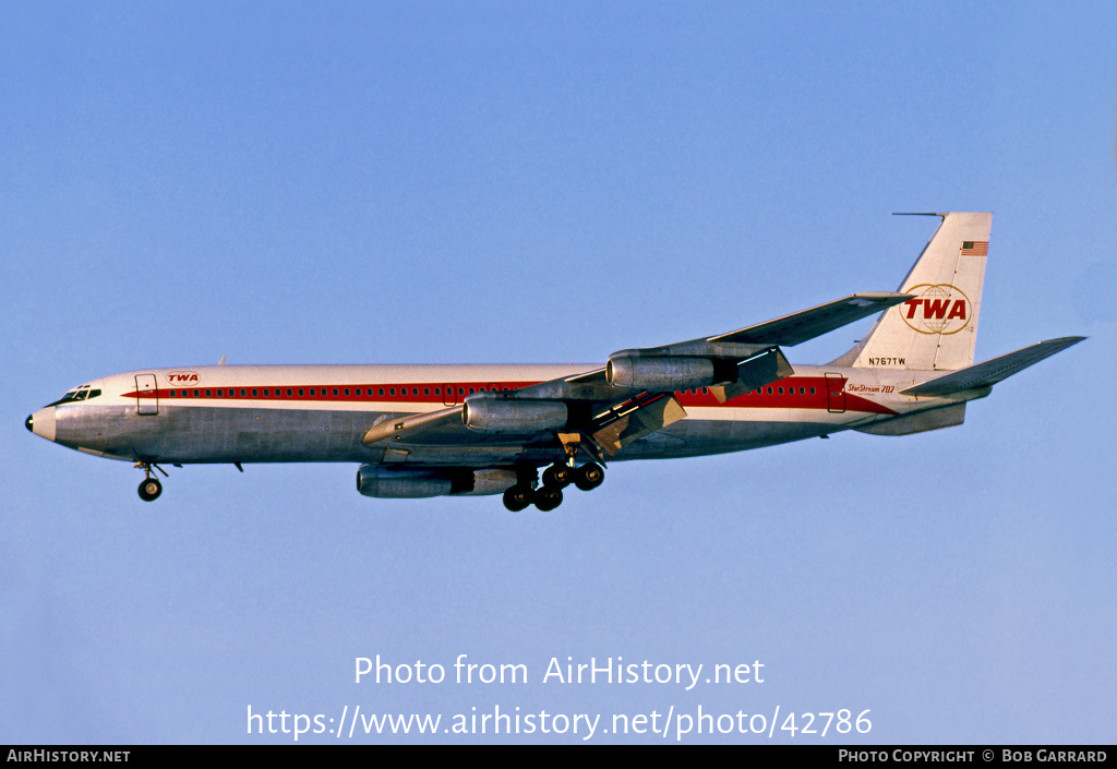 Aircraft Photo of N767TW | Boeing 707-331 | Trans World Airlines - TWA | AirHistory.net #42786