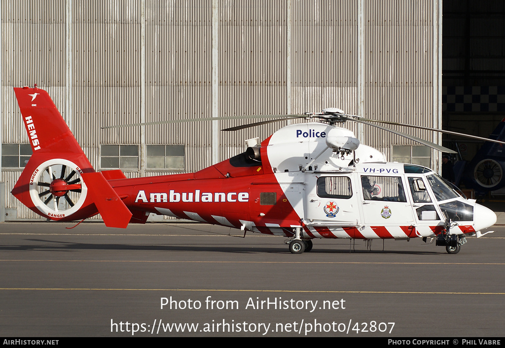 Aircraft Photo of VH-PVG | Eurocopter AS-365N-3 Dauphin 2 | Victoria Police | AirHistory.net #42807