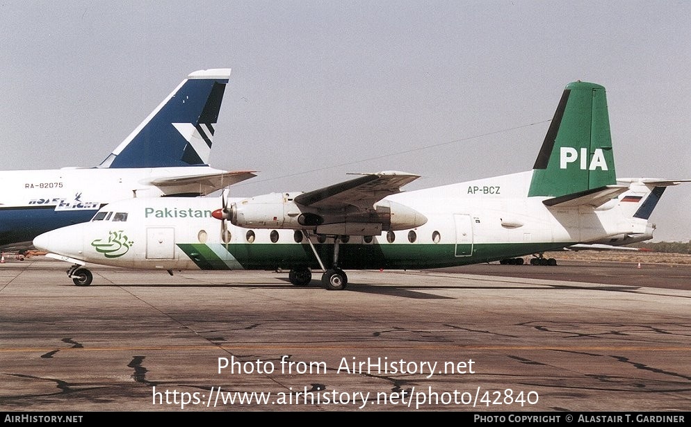 Aircraft Photo of AP-BCZ | Fokker F27-200 Friendship | Pakistan International Airlines - PIA | AirHistory.net #42840