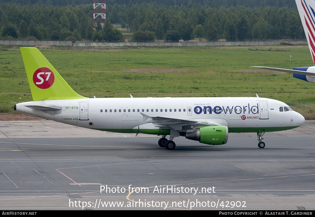 Aircraft Photo of VP-BTN | Airbus A319-114 | S7 Airlines | AirHistory.net #42902