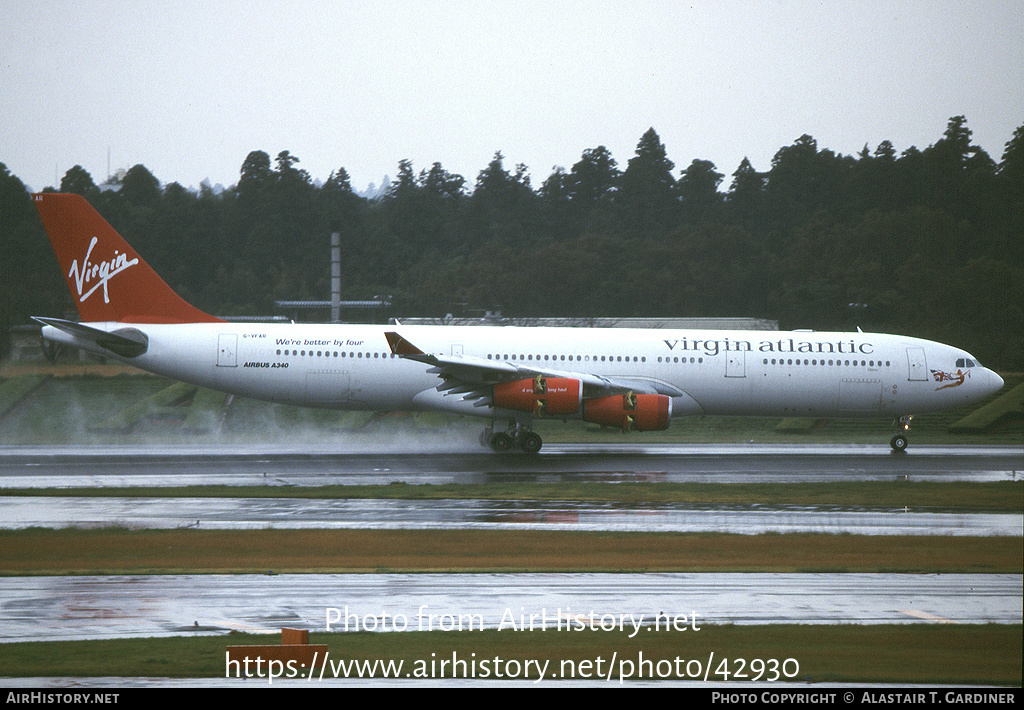 Aircraft Photo of G-VFAR | Airbus A340-313 | Virgin Atlantic Airways | AirHistory.net #42930