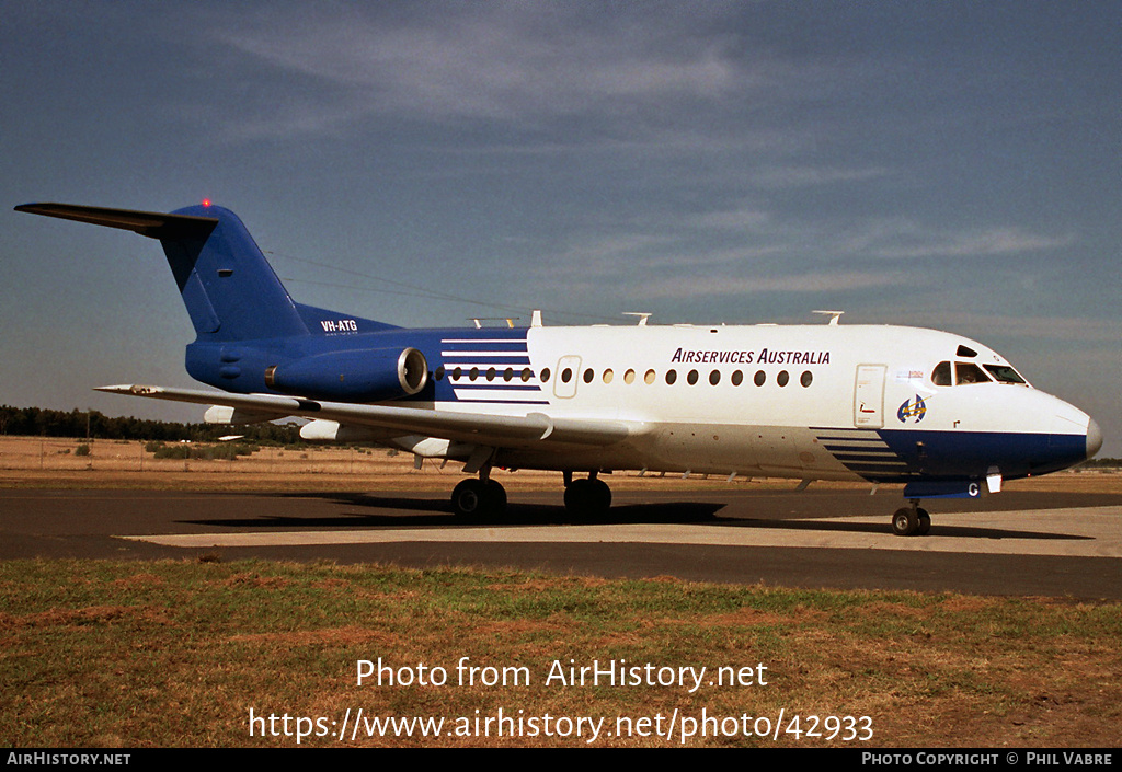 Aircraft Photo of VH-ATG | Fokker F28-1000 Fellowship | Airservices Australia | AirHistory.net #42933