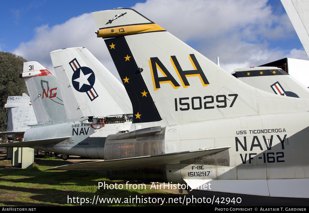 Aircraft Photo of 150297 | Vought F-8J Crusader | USA - Navy | AirHistory.net #42940