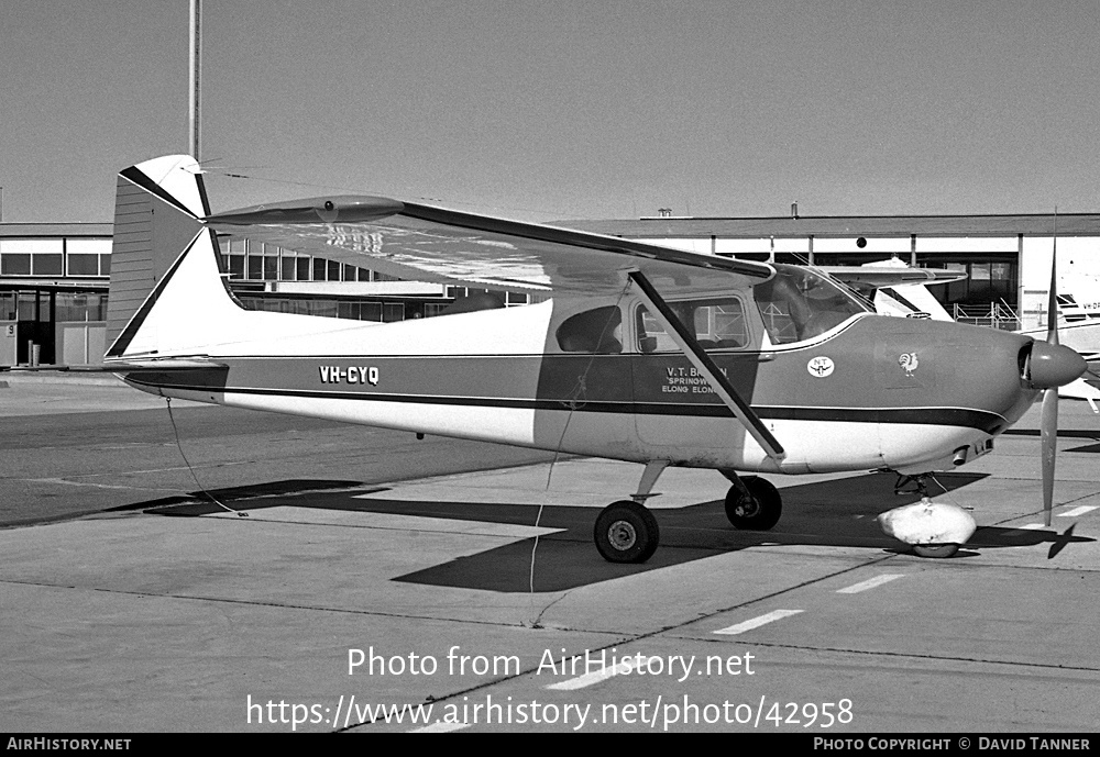 Aircraft Photo of VH-CYQ | Cessna 182A | V.T. Brown Springwood | AirHistory.net #42958