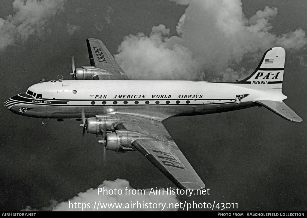 Aircraft Photo of N88951 | Douglas C54G-DC | Pan American World Airways - PAA | AirHistory.net #43011