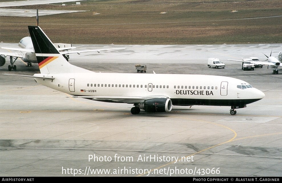 Aircraft Photo of D-ADBH | Boeing 737-3L9 | Deutsche BA | AirHistory.net #43066