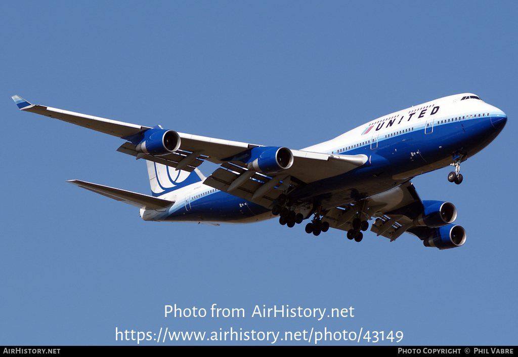 Aircraft Photo of N118UA | Boeing 747-422 | United Airlines | AirHistory.net #43149