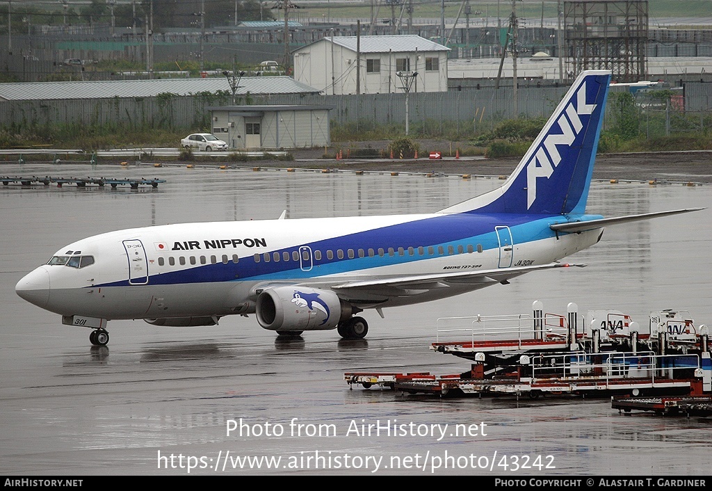 Aircraft Photo of JA301K | Boeing 737-54K | Air Nippon - ANK | AirHistory.net #43242