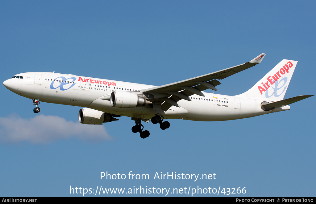 Aircraft Photo of EC-KTG | Airbus A330-202 | Air Europa | AirHistory.net #43266