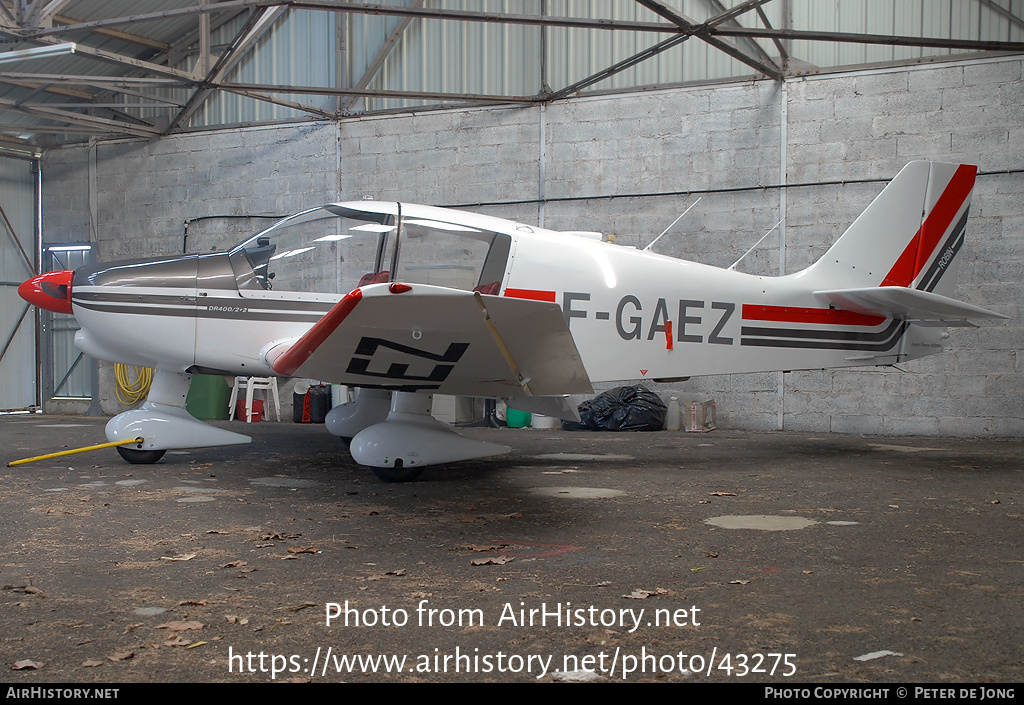 Aircraft Photo of F-GAEZ | Robin DR-400-108 Dauphin 2+2 | AirHistory.net #43275