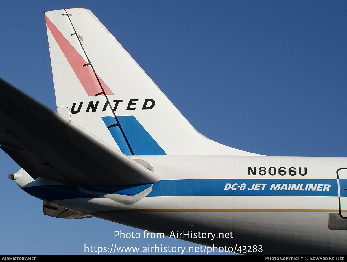 Aircraft Photo of N8066U | Douglas DC-8-52 | United Air Lines | AirHistory.net #43288