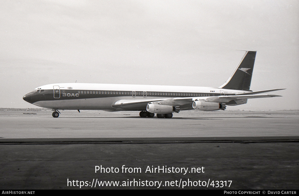 Aircraft Photo of G-APFP | Boeing 707-436 | BOAC - British Overseas Airways Corporation | AirHistory.net #43317