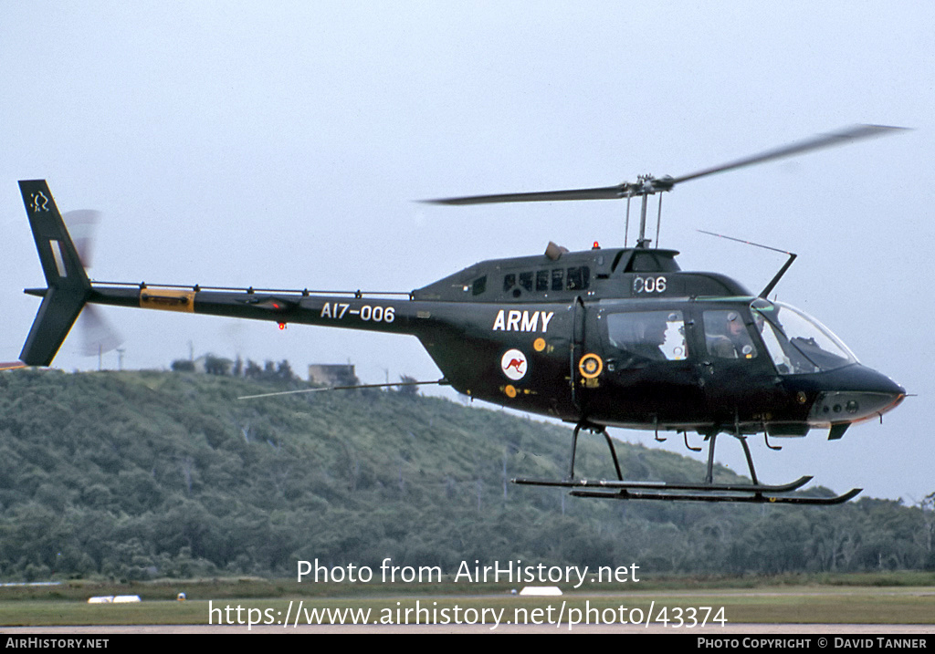 Aircraft Photo of A17-006 | Bell 206B-1 Kiowa | Australia - Army | AirHistory.net #43374