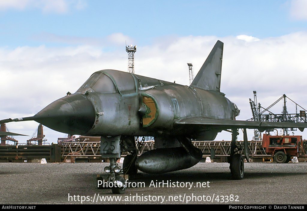 Aircraft Photo of A3-25 | Dassault Mirage IIIO(F/A) | Australia - Air Force | AirHistory.net #43382