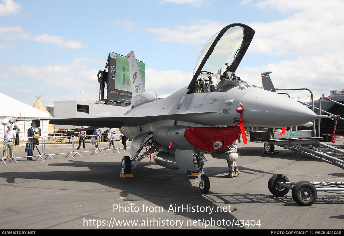 Aircraft Photo of 90-0827 / AF90-827 | Lockheed F-16CM Fighting Falcon | USA - Air Force | AirHistory.net #43404