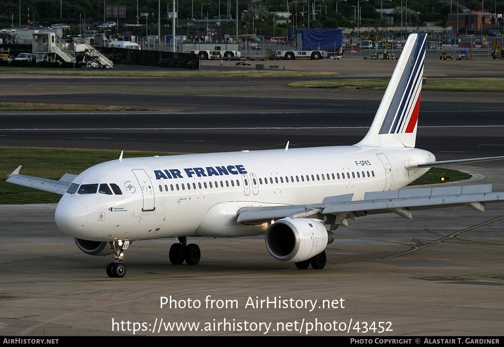 Aircraft Photo of F-GFKS | Airbus A320-211 | Air France | AirHistory.net #43452