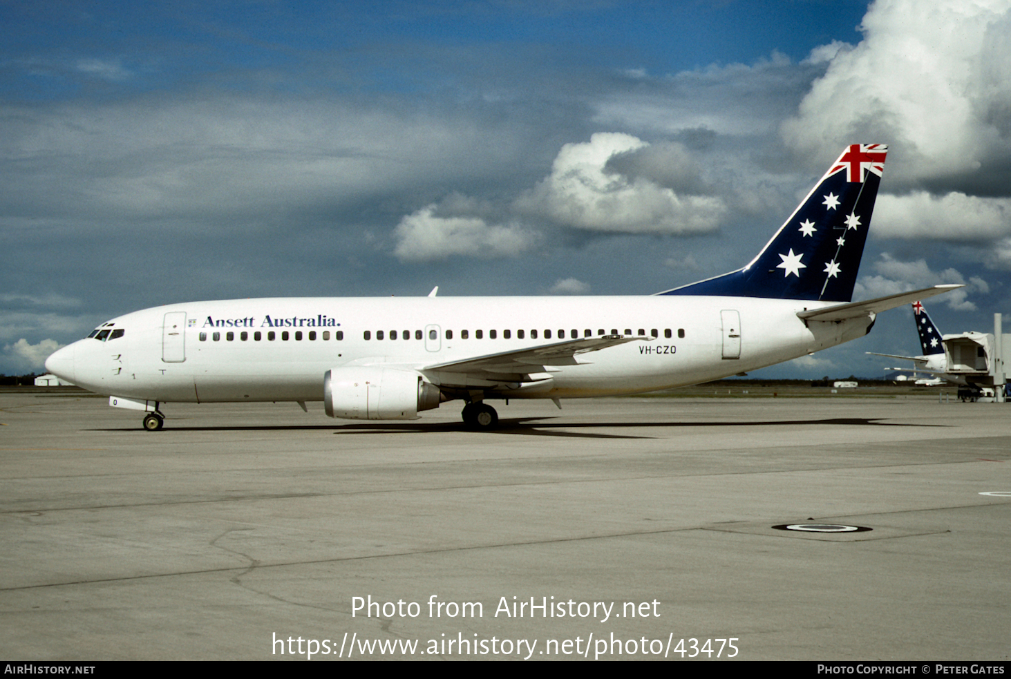 Aircraft Photo of VH-CZO | Boeing 737-377 | Ansett Australia | AirHistory.net #43475