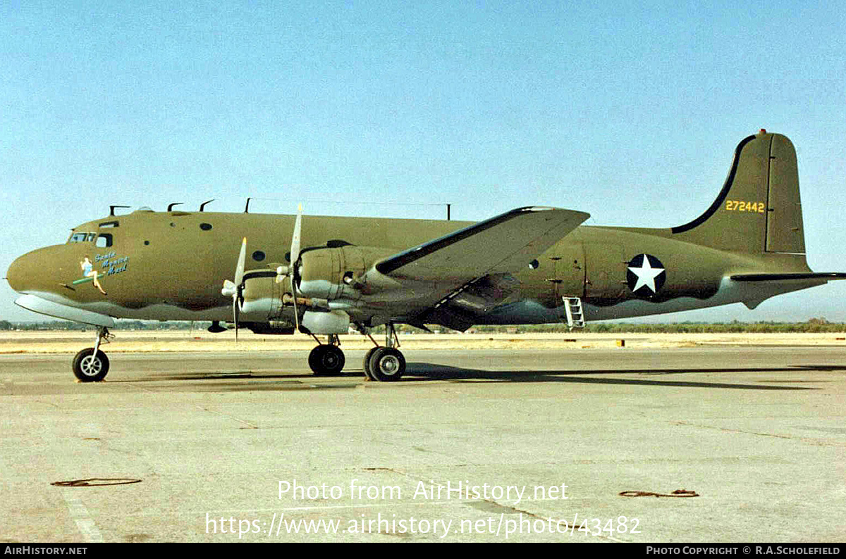 Aircraft Photo of N76AU / 272442 | Douglas C-54Q Skymaster | Aero Union | USA - Air Force | AirHistory.net #43482