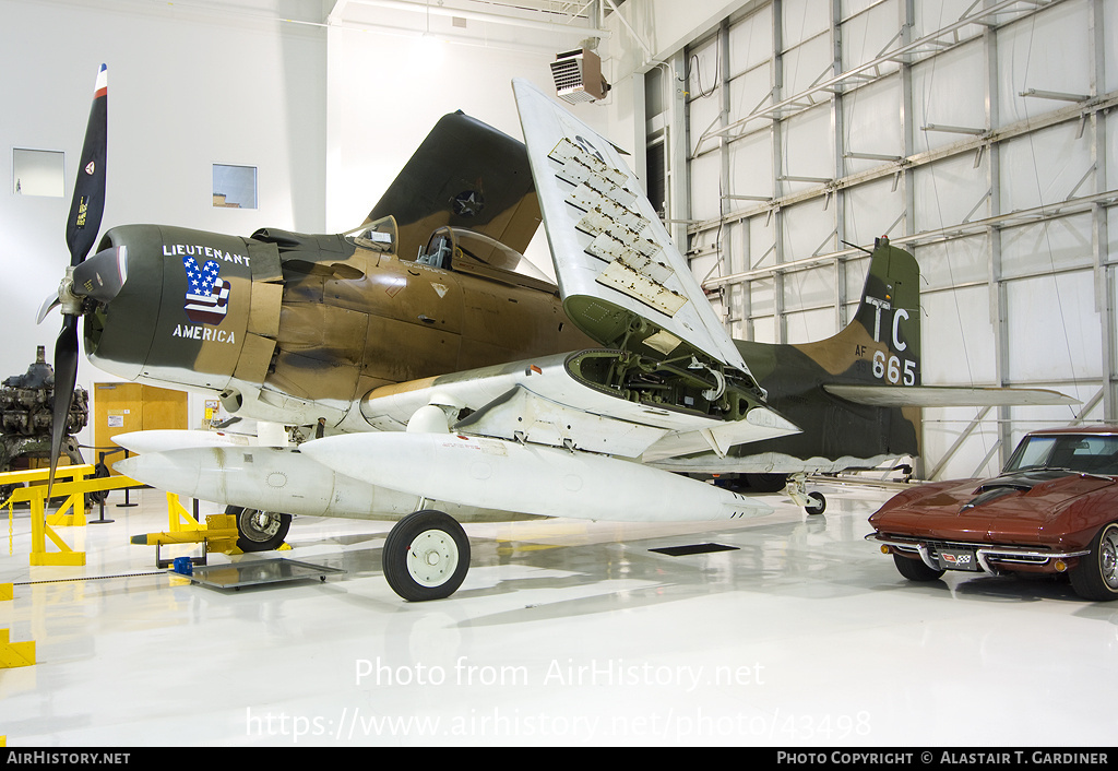 Aircraft Photo of N665TC / NX665TC | Douglas A-1H Skyraider (AD) | USA - Air Force | AirHistory.net #43498