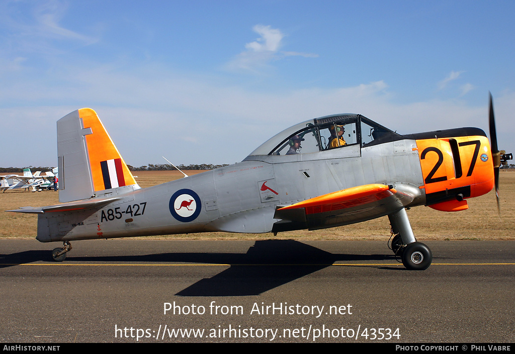 Aircraft Photo of VH-WJE / A85-427 | Commonwealth CA-25 Winjeel | Australia - Air Force | AirHistory.net #43534