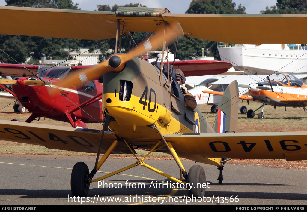 Aircraft Photo of VH-ABL / N9140 | De Havilland D.H. 82A Tiger Moth | Australia - Air Force | AirHistory.net #43566