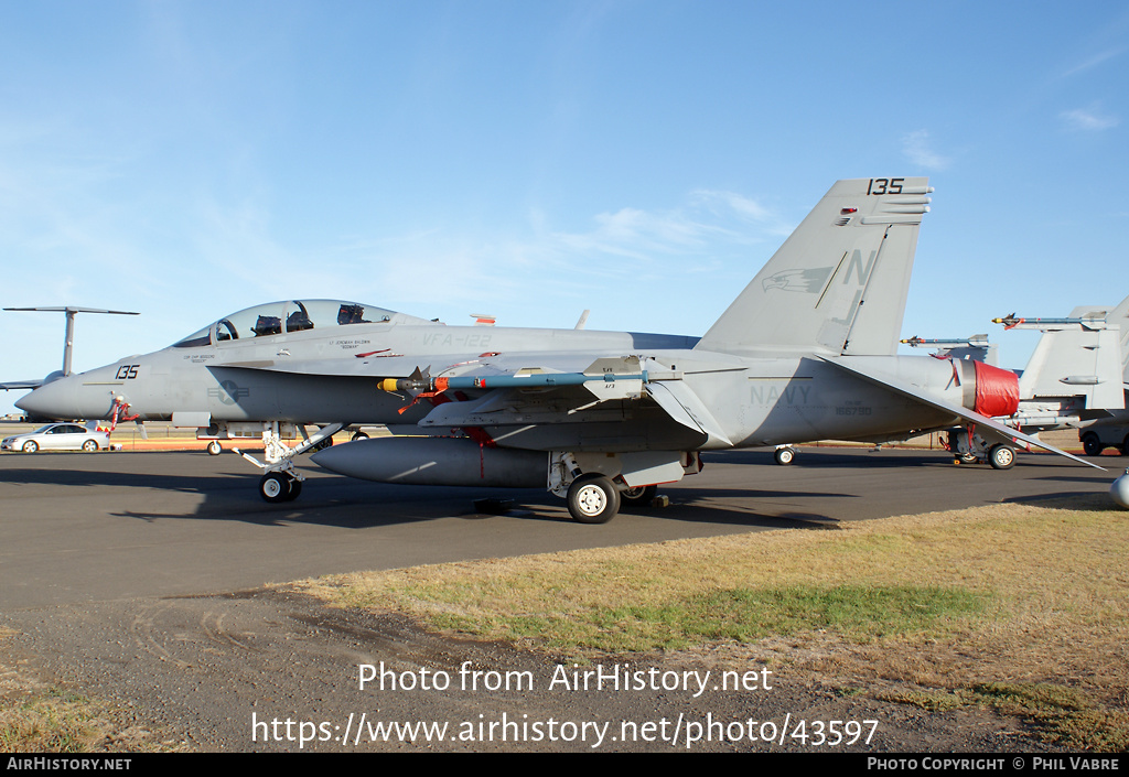 Aircraft Photo of 166790 | Boeing F/A-18F Super Hornet | USA - Navy | AirHistory.net #43597