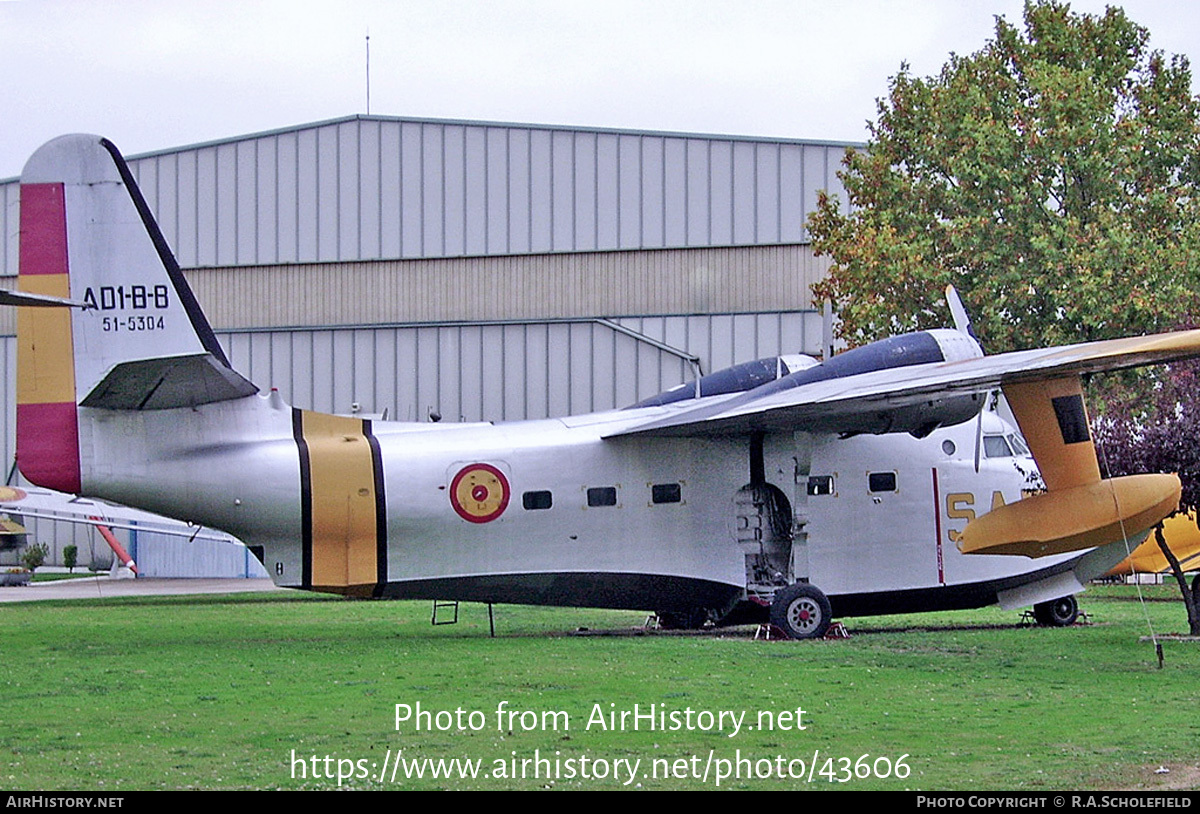 Aircraft Photo of AD1B-8 | Grumman HU-16B Albatross | Spain - Air Force | AirHistory.net #43606