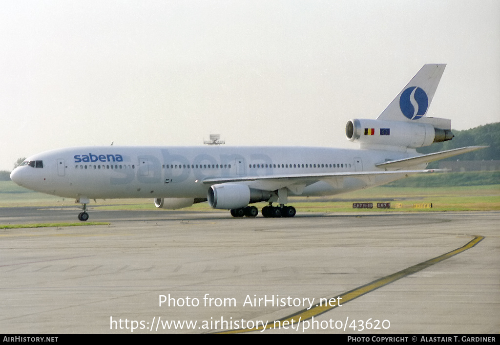 Aircraft Photo of OO-SLG | McDonnell Douglas DC-10-30 | Sabena | AirHistory.net #43620