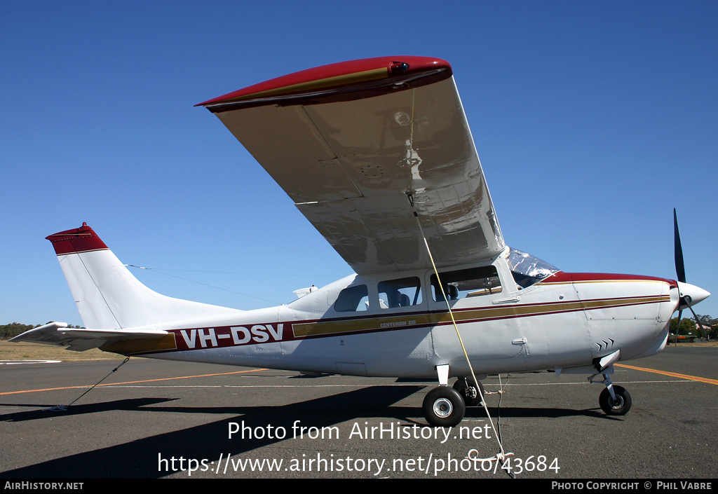 Aircraft Photo of VH-DSV | Cessna 210H Centurion | AirHistory.net #43684