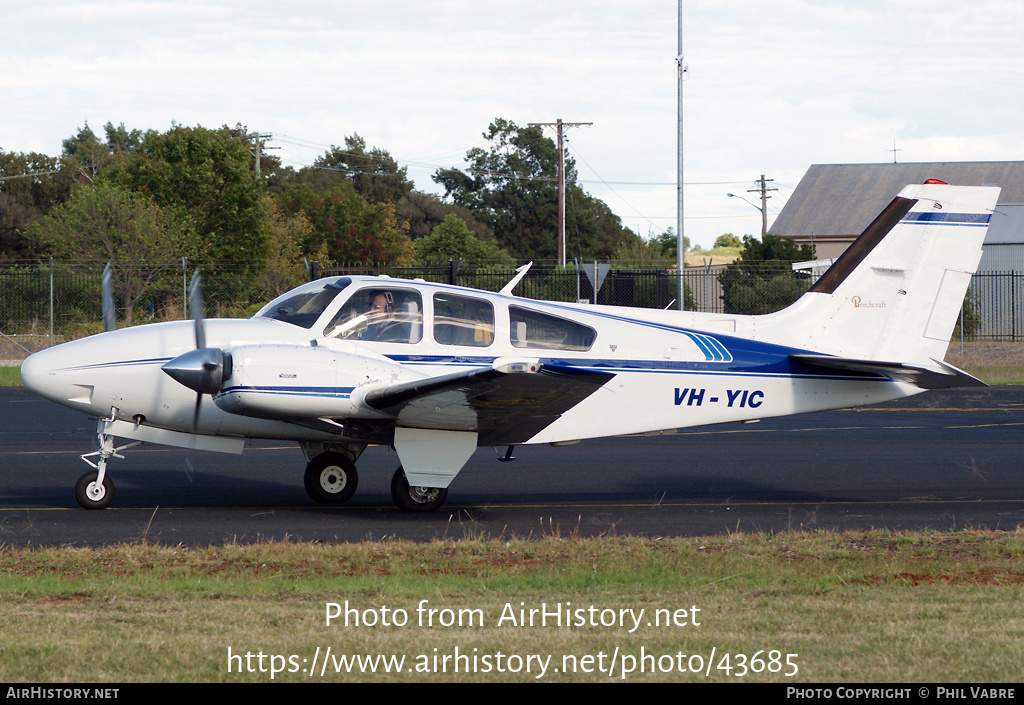 Aircraft Photo of VH-YIC | Beech E55 Baron | AirHistory.net #43685