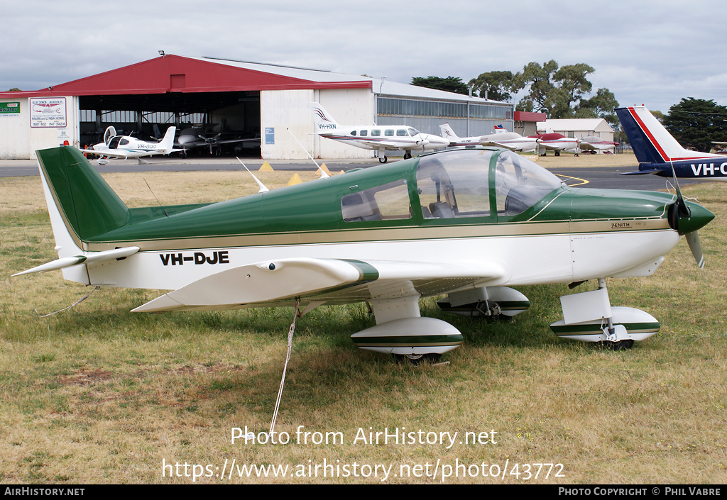 Aircraft Photo of VH-DJE | Zenair CH-300 Tri-Z | AirHistory.net #43772