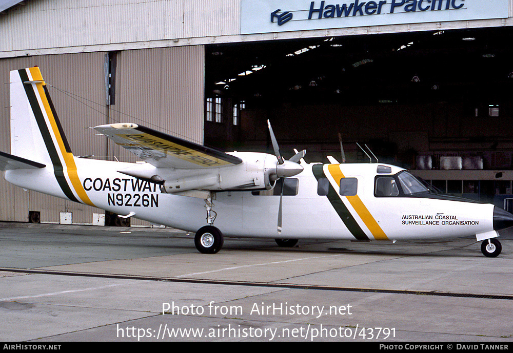 Aircraft Photo of N9226N | Aero Commander 681 Hawk Commander | Australian Coastal Surveillance Organisation | AirHistory.net #43791