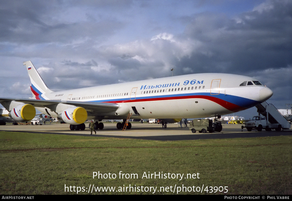 Aircraft Photo of RA-96000 | Ilyushin Il-96M | Ilyushin Design Bureau | AirHistory.net #43905