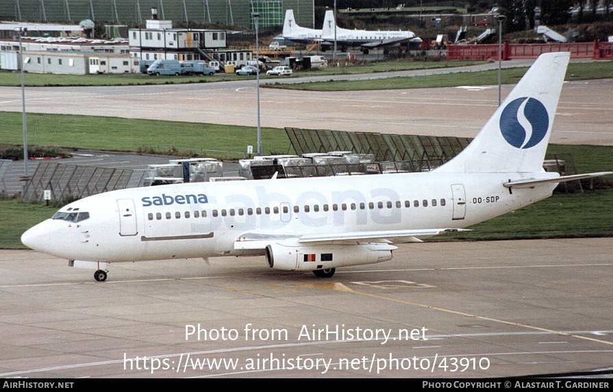 Aircraft Photo of OO-SDP | Boeing 737-229C/Adv | Sabena | AirHistory.net #43910