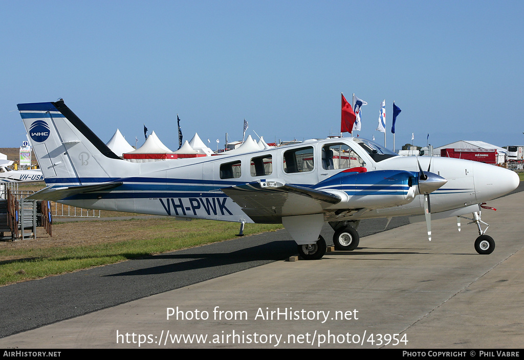 Aircraft Photo of VH-PWK | Raytheon G58 Baron | Wieland Helicopter Company | AirHistory.net #43954