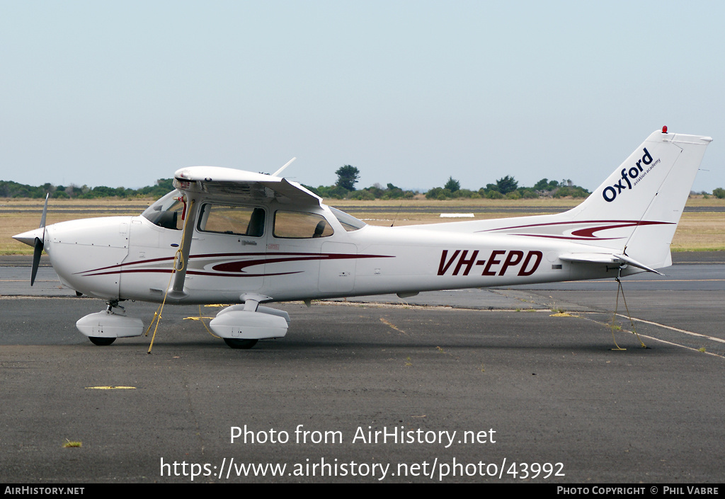 Aircraft Photo of VH-EPD | Cessna 172S Skyhawk SP | Oxford Aviation Academy | AirHistory.net #43992