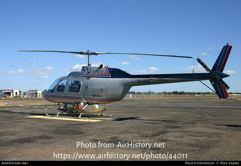 Aircraft Photo of VH-HEO | Bell 206B JetRanger II | AirHistory.net #44011