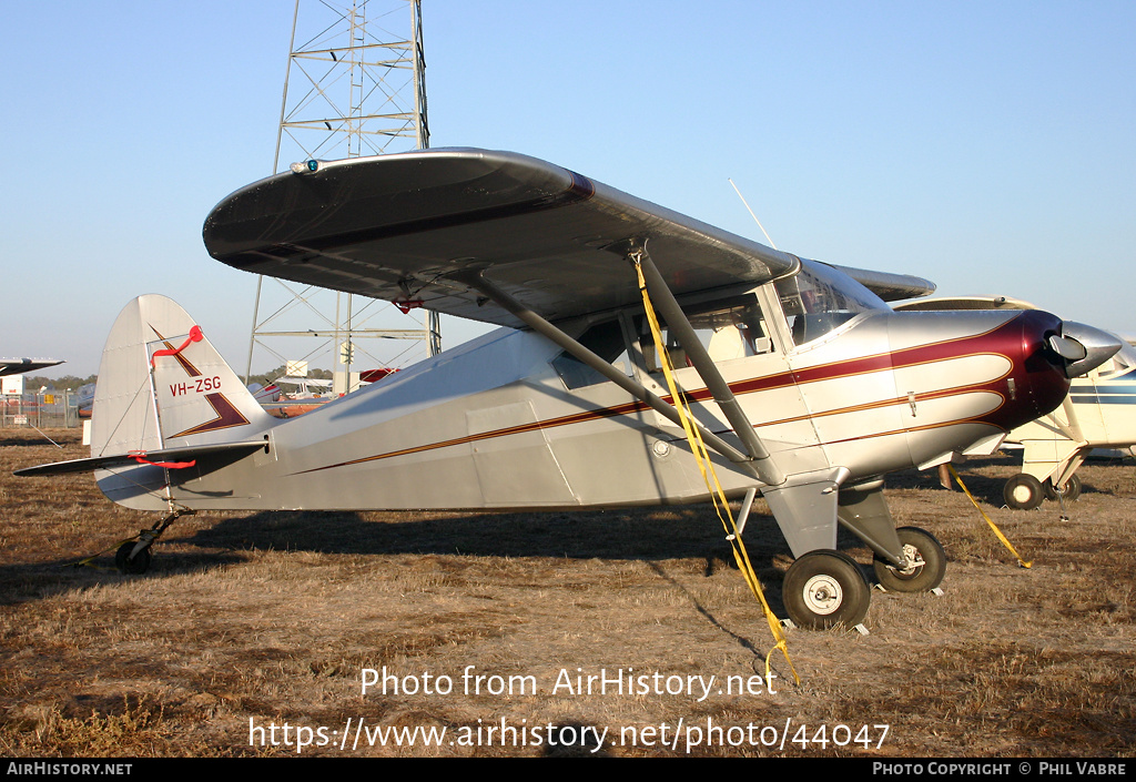 Aircraft Photo of VH-ZSG | Piper PA-22-160 Pacer conversion | AirHistory.net #44047