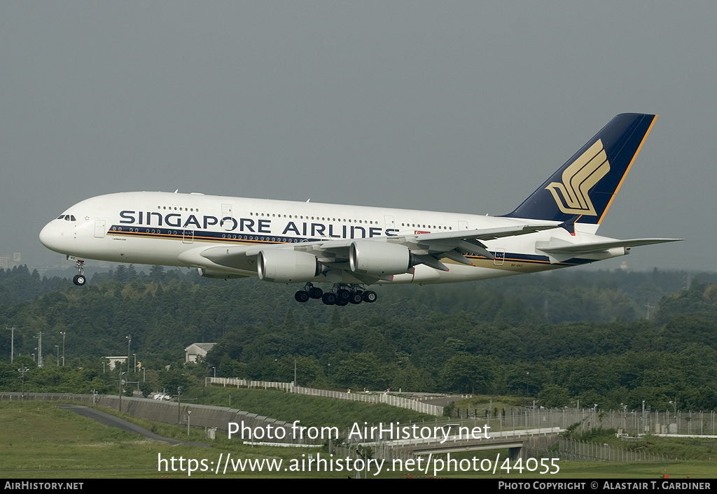 Aircraft Photo of 9V-SKC | Airbus A380-841 | Singapore Airlines | AirHistory.net #44055