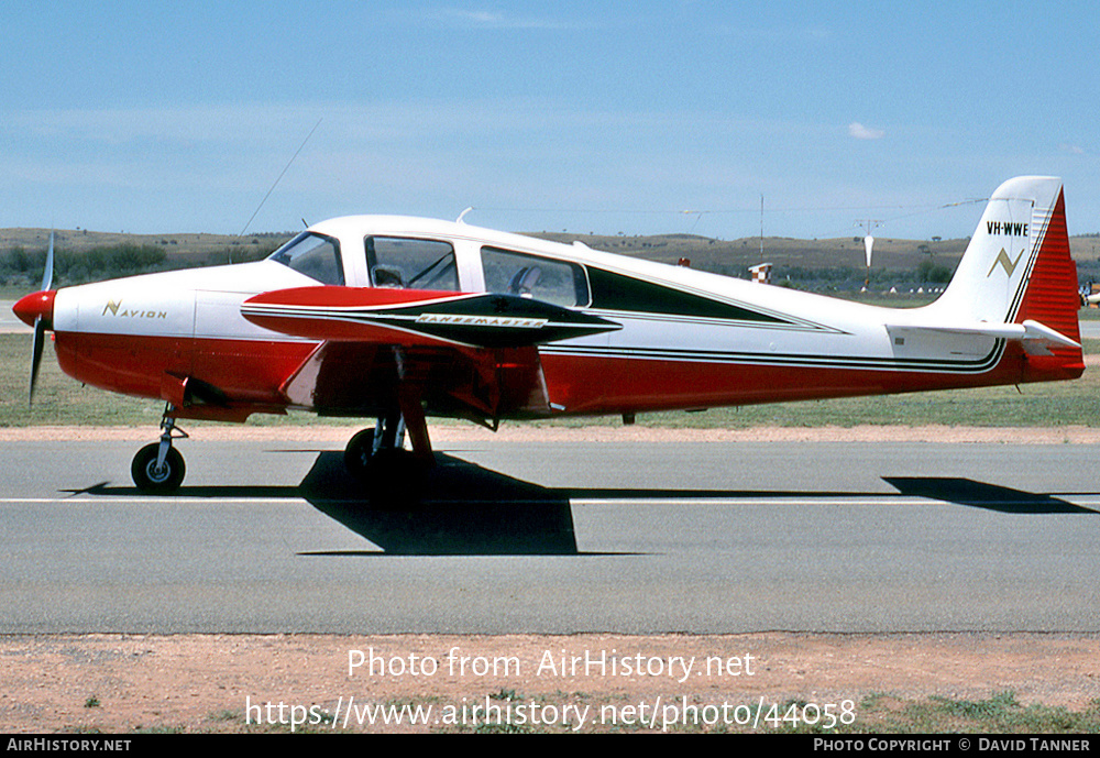 Aircraft Photo of VH-WWE | Navion Rangemaster G-1 | AirHistory.net #44058