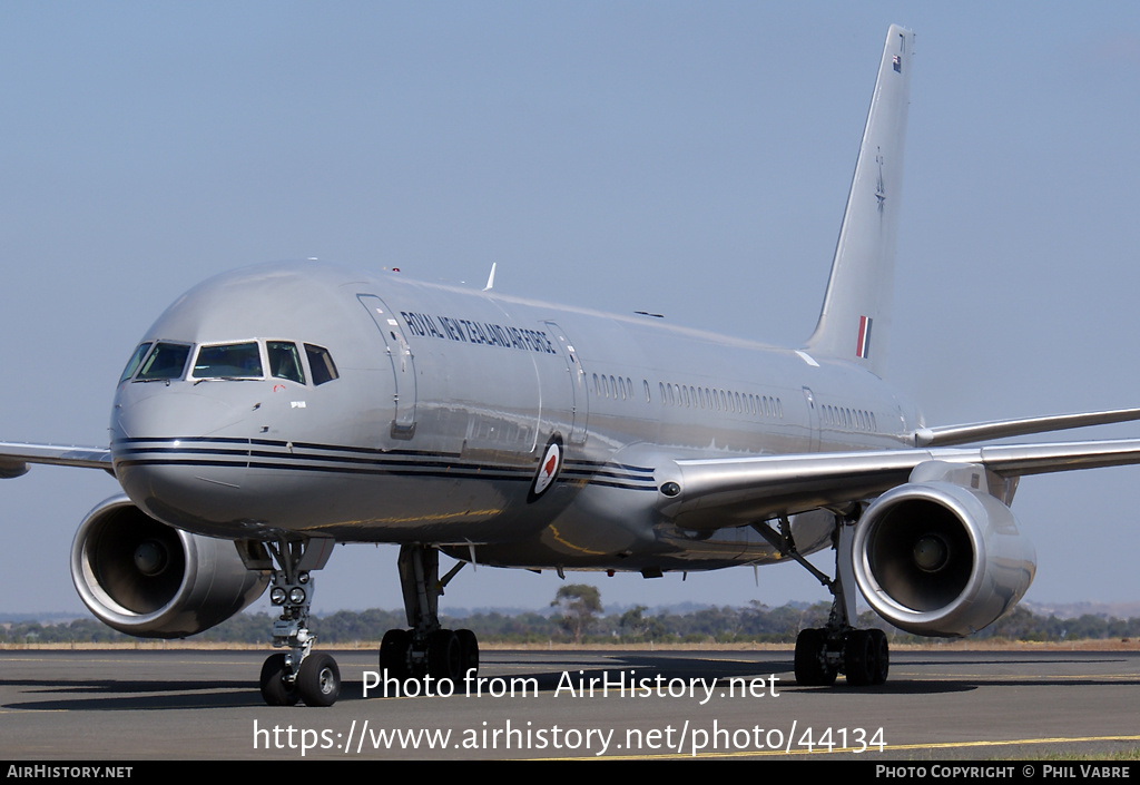 Aircraft Photo of NZ7571 | Boeing 757-2K2 | New Zealand - Air Force | AirHistory.net #44134