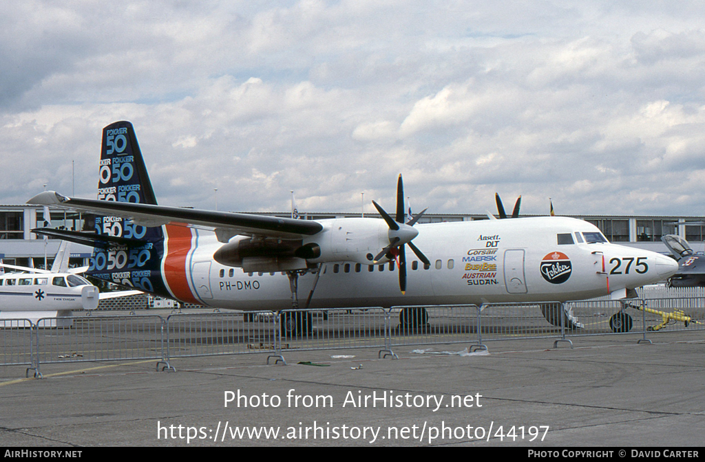 Aircraft Photo of PH-DMO | Fokker 50 | Fokker | AirHistory.net #44197