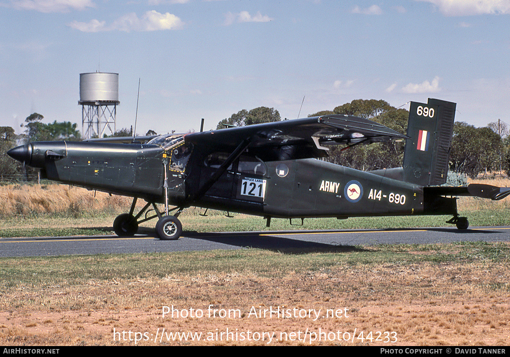 Aircraft Photo of A14-690 | Pilatus PC-6/B1-H2 Turbo Porter | Australia - Army | AirHistory.net #44233